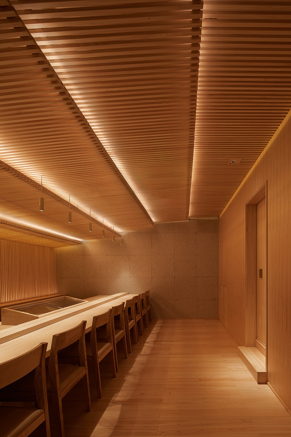 成都香格里拉酒店炉端烧与会席料理空间设计-24