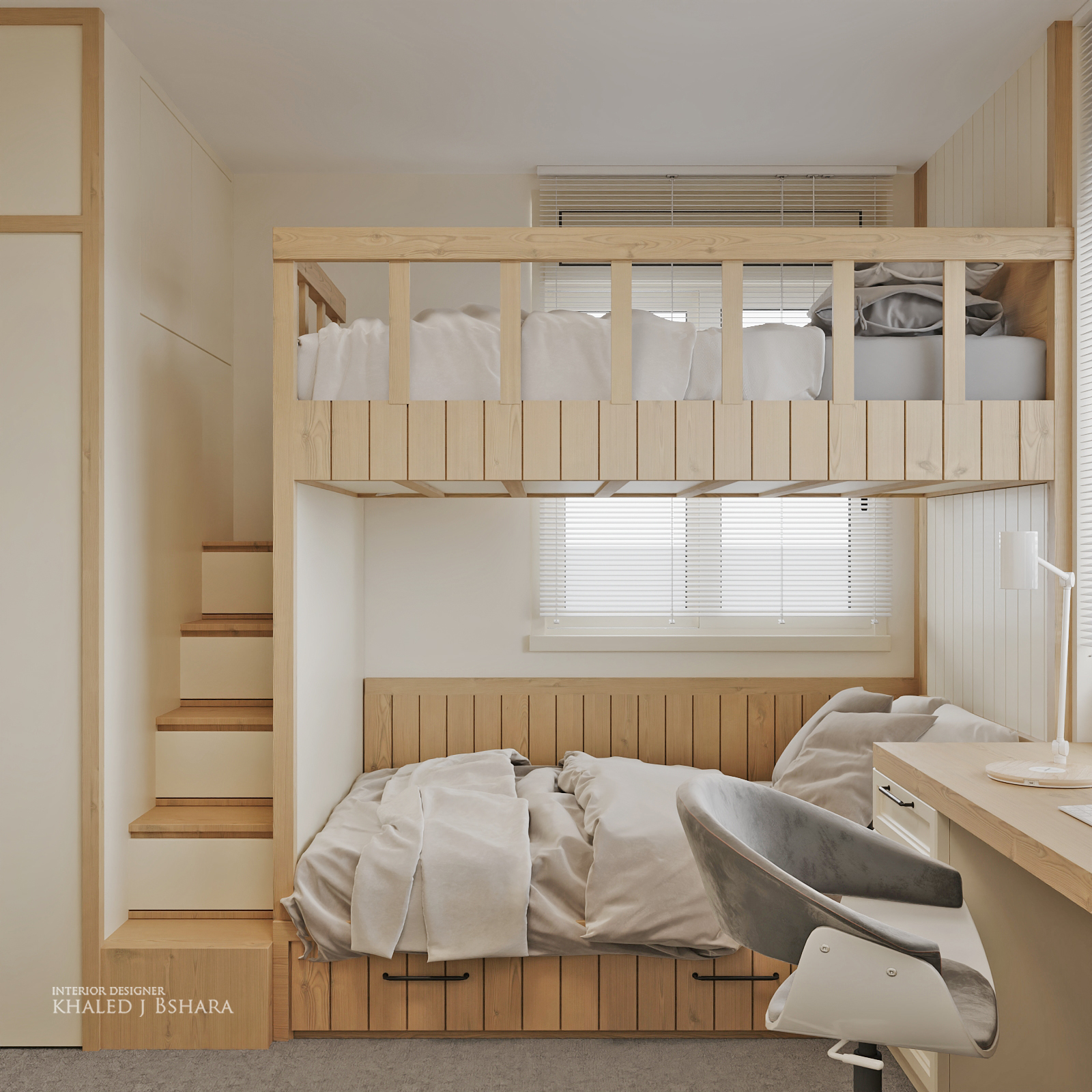 Kids bedroom - bed 2 level-4