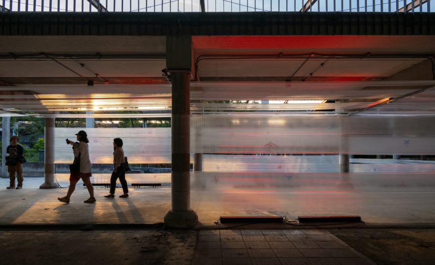 Wonder Live Corridor 公共艺术丨泰国曼谷丨Sata Na Architect-39