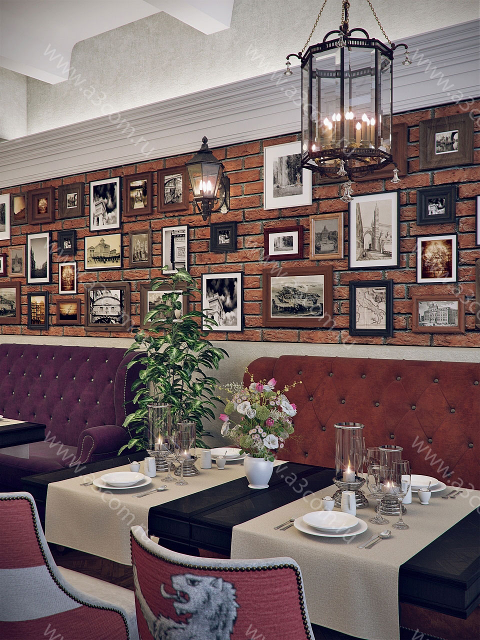 意大利风格餐厅设计丨俄罗斯莫斯科丨Атриком-5