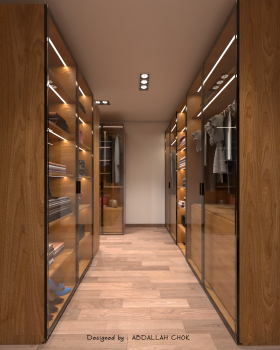 Modern Walk-In Closet Design