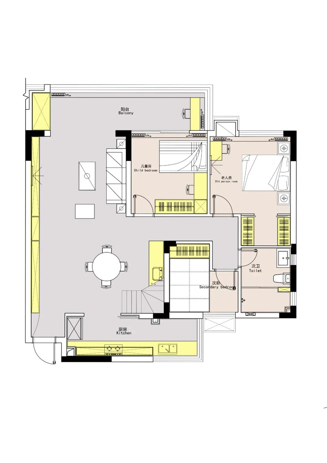 四川内江 160㎡原木宅 · 自然温馨的隐居空间丨中国内江丨内江十亩设计-11
