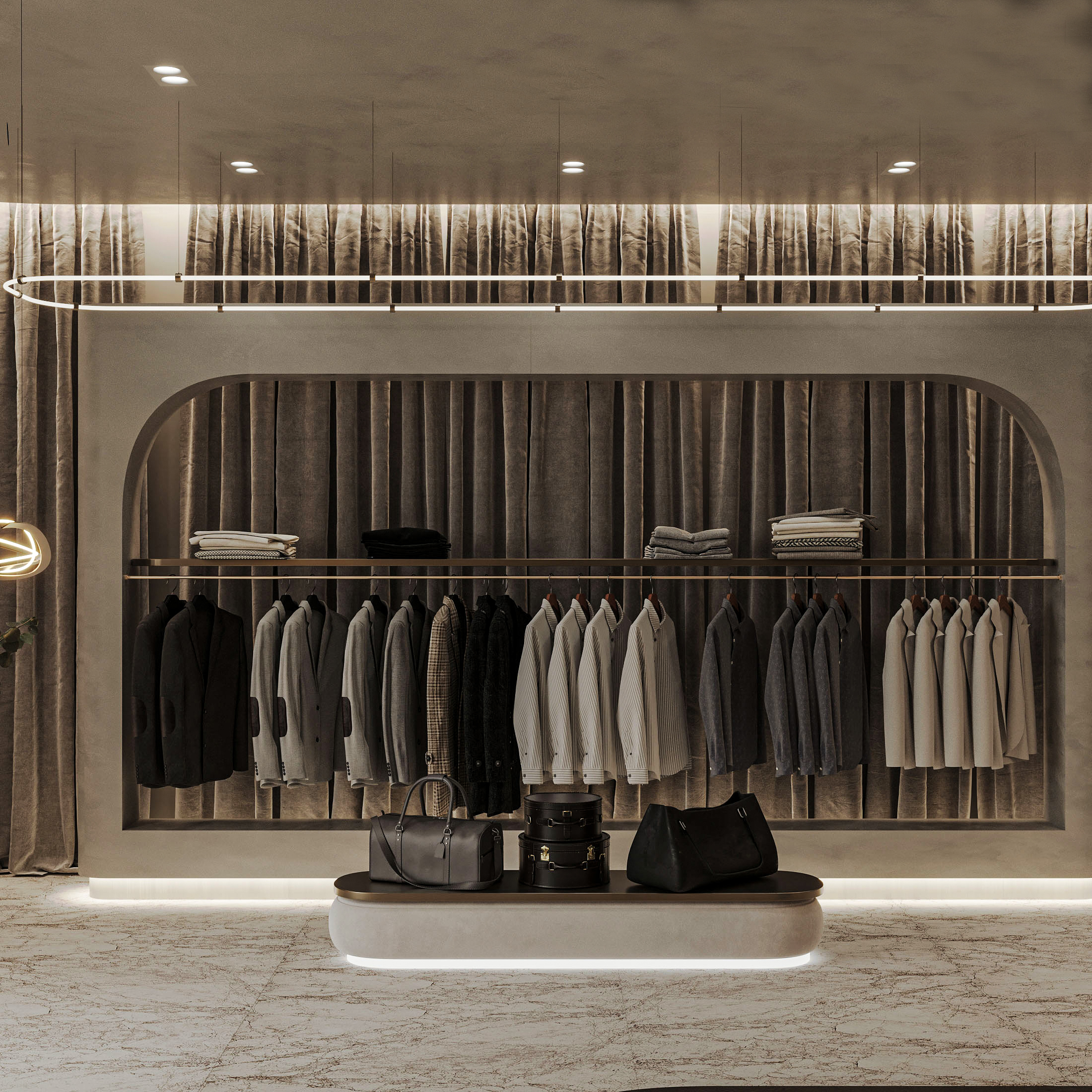 Dress shop minimalism（极简主义服装店）丨Viktoria Babayan-7