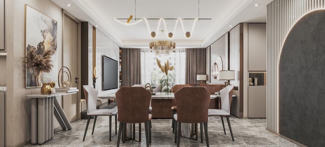 
旭辉雍禾府130平设计案例 -0