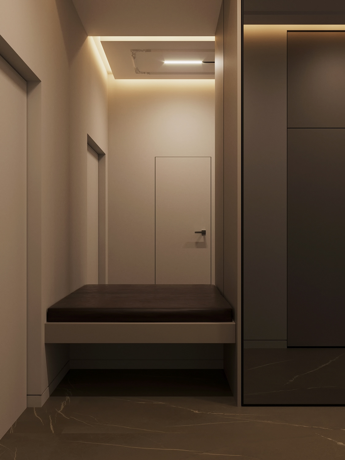 中性色系公寓设计 柔软而坚定的生活节奏！-1