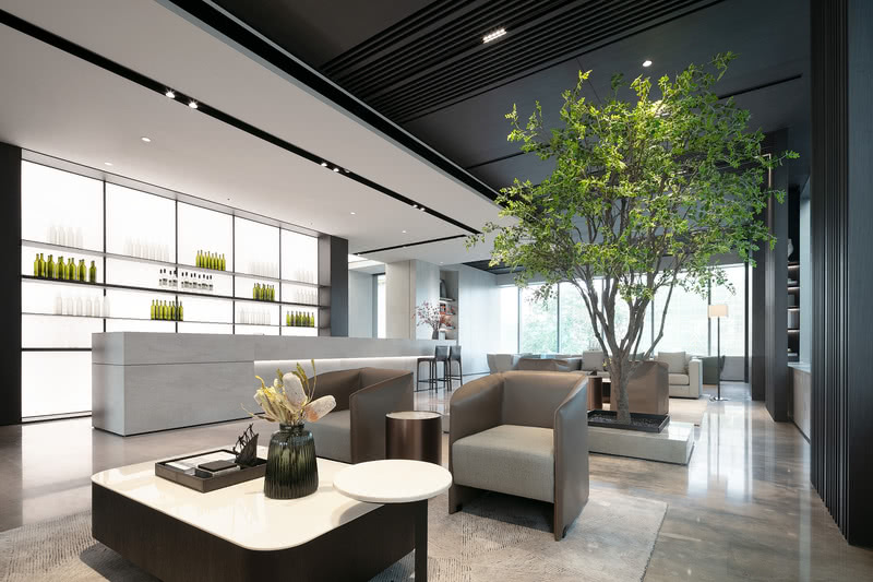 天津南开宸院展示中心 | 纯粹极致轻盈的空间艺术-38