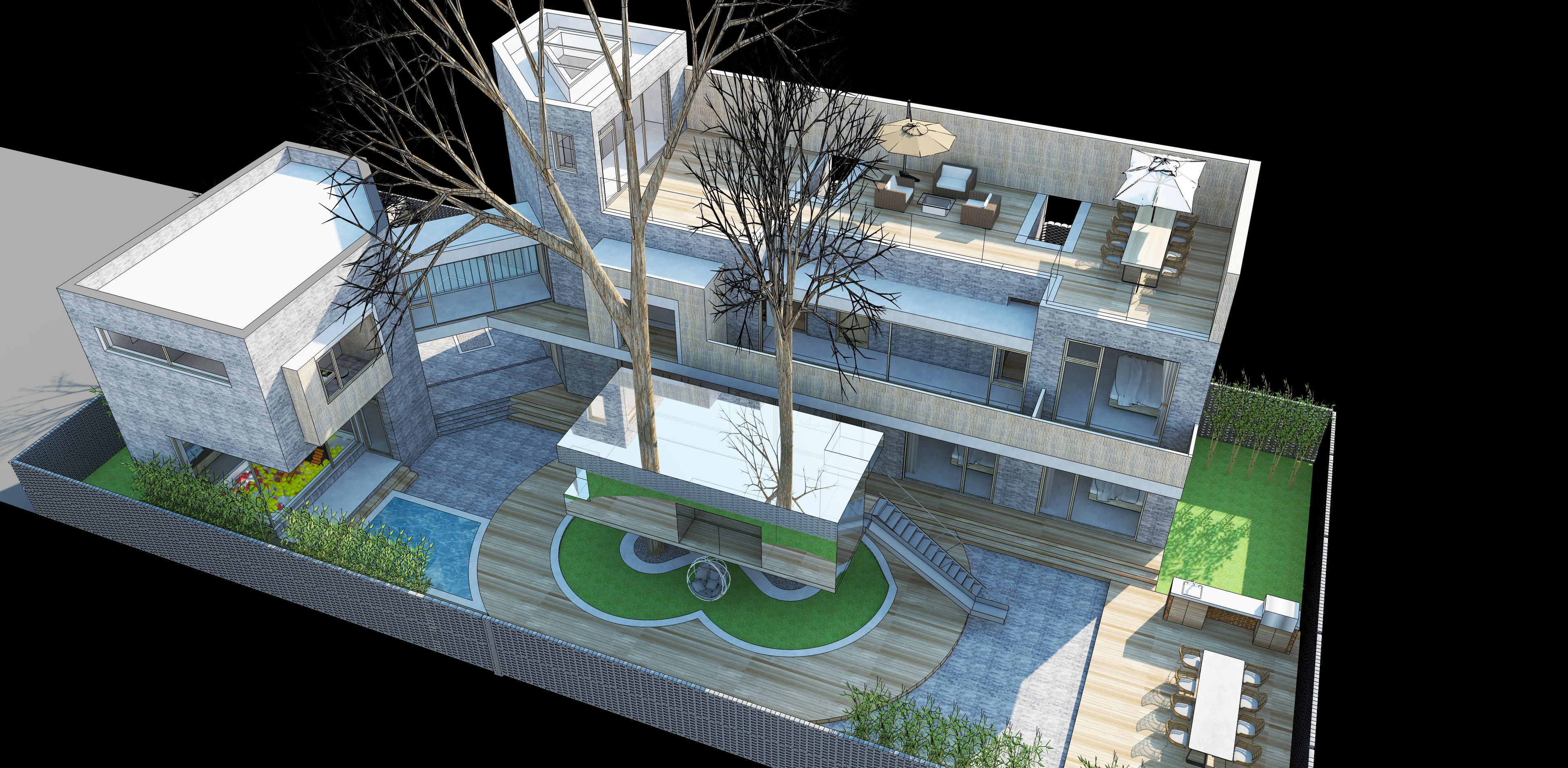 青砖与竹民宿设计丨中国北京-12