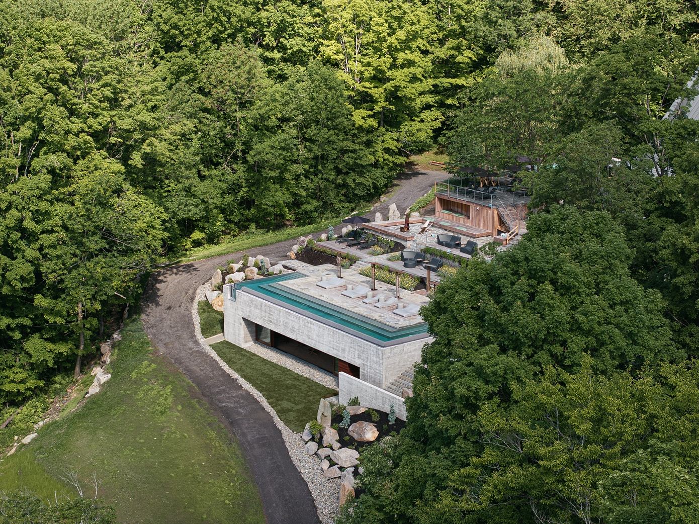 A Larger Than Life Thermal Bath Overlooks Lake Gale-17