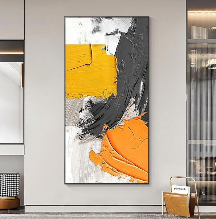 抽象玄关装饰画-2