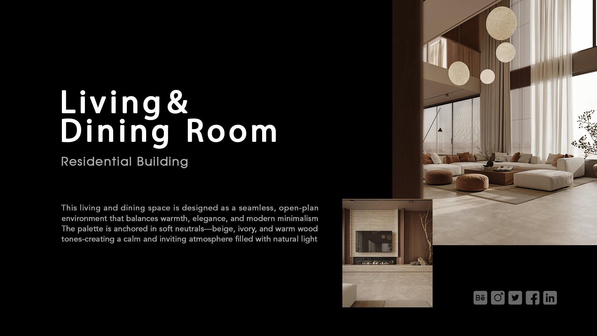 Living · Dining Room室内设计项目丨Reel Studio-1