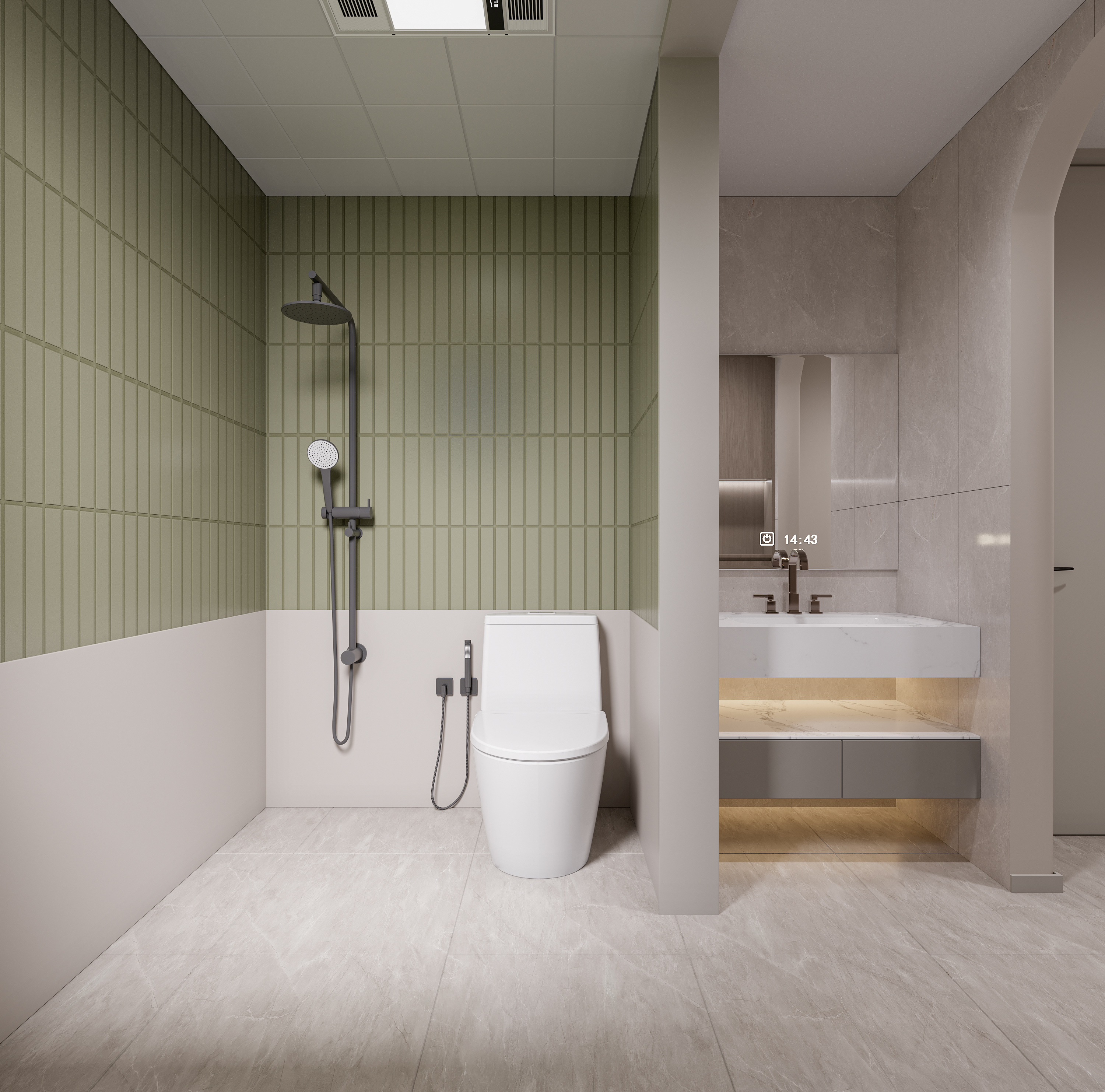 在喧嚣的城市有个院子，还带一个地下空间-6