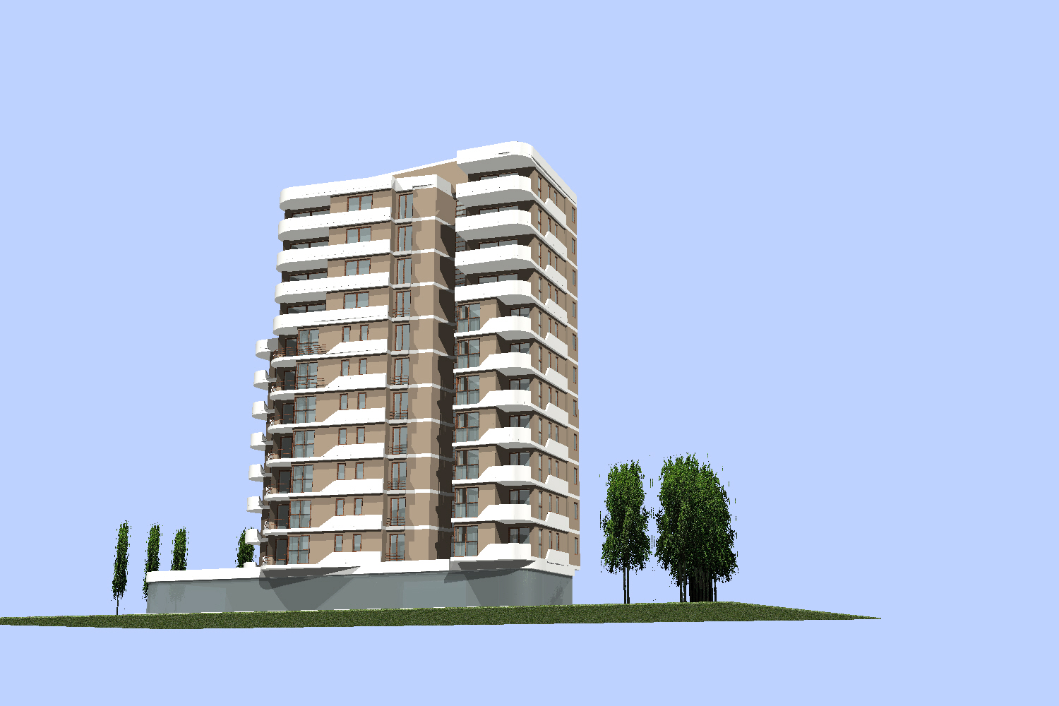 Petek 公寓建筑概念设计-5