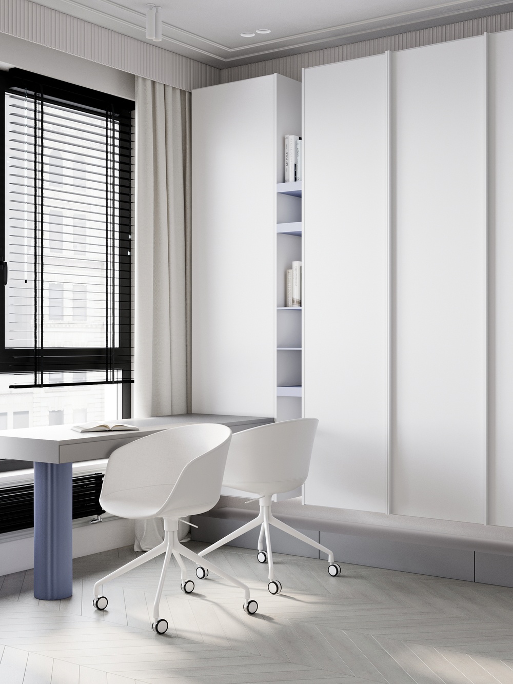 莫斯科河滨公园 88 平室内设计丨俄罗斯莫斯科丨Quadro Room-36