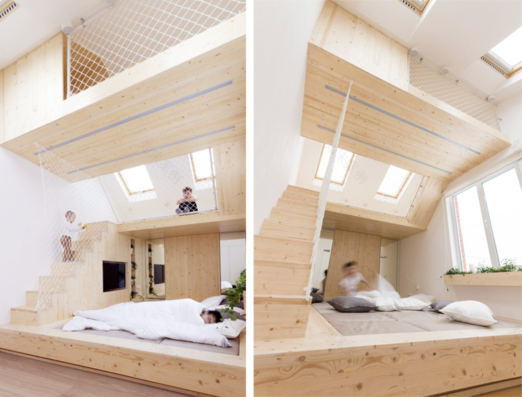 79㎡原木风多层亲子住宅 Ruetemple-10