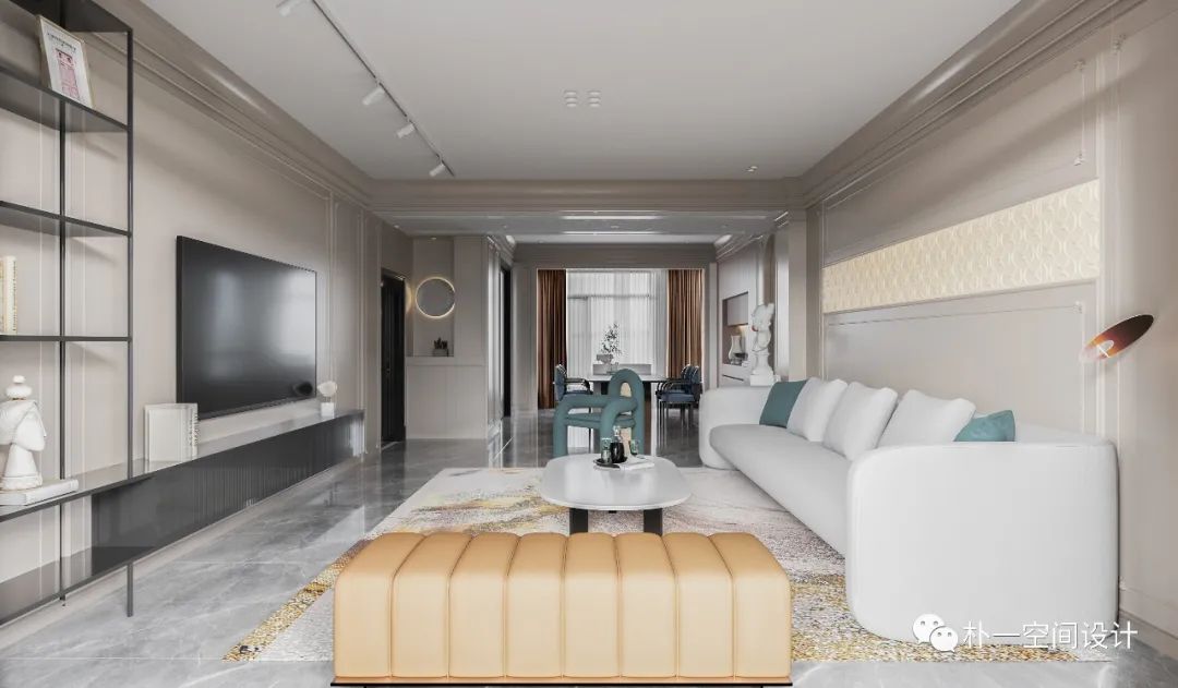 轻奢美式家居设计丨中国亳州丨朴一空间设计-15