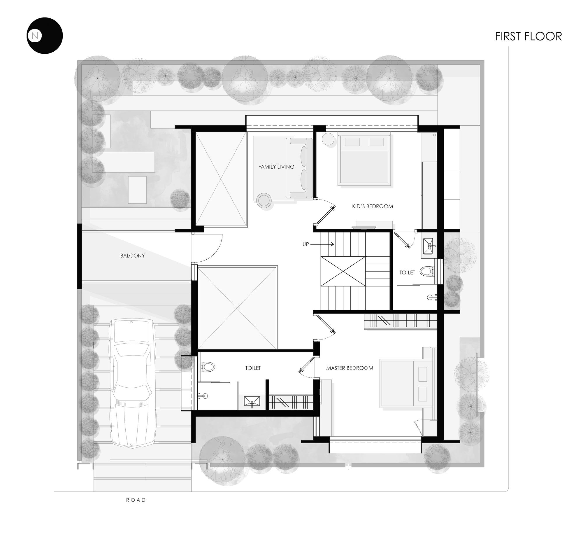 印度Framed住宅设计丨印度班加罗尔丨Crest Architecture-37