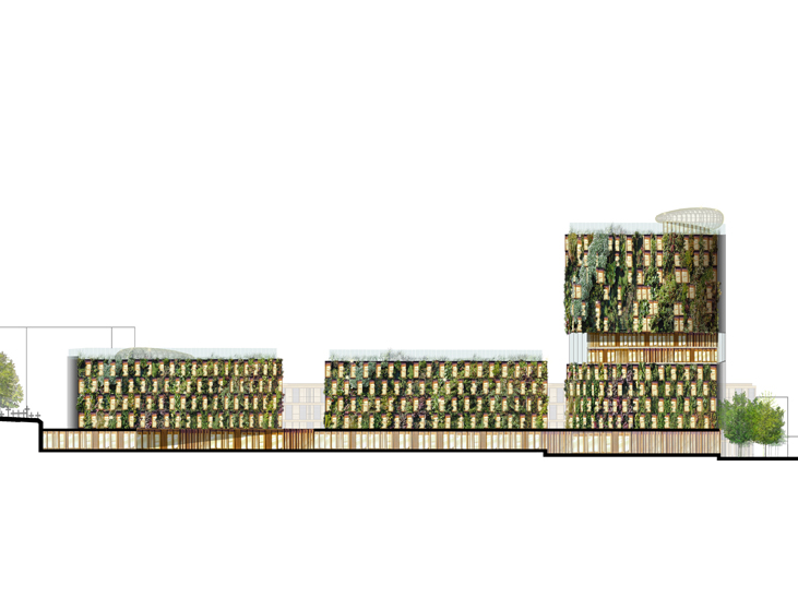 Philippon - Kalt Architectes  » Poterne des peupliers / Réinventer Paris-17