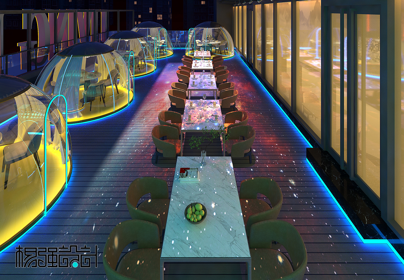 湖南菜馆-商场店设计-16