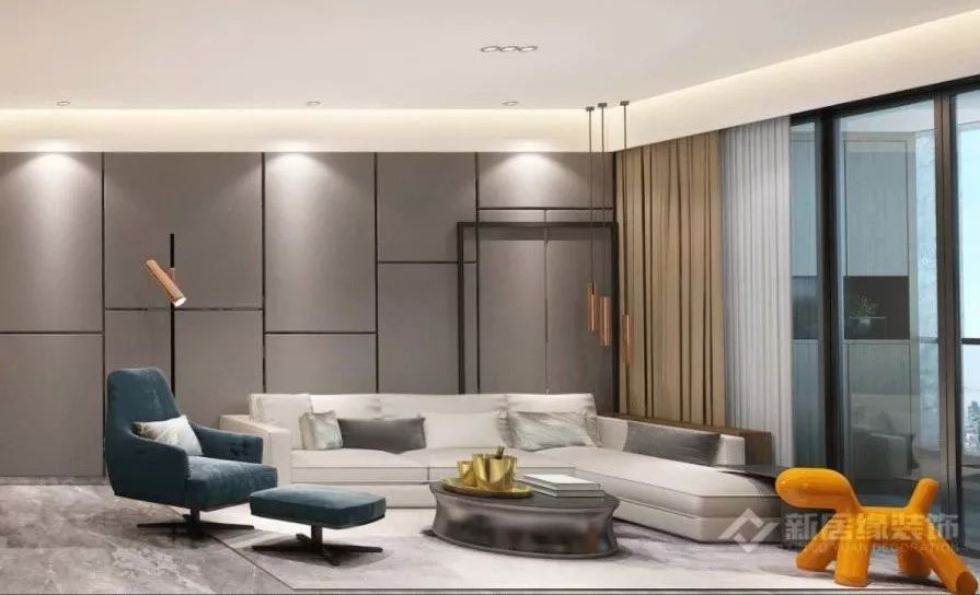 中海金沙里现代简约家居设计,原木色与高级灰的时尚碰撞-25