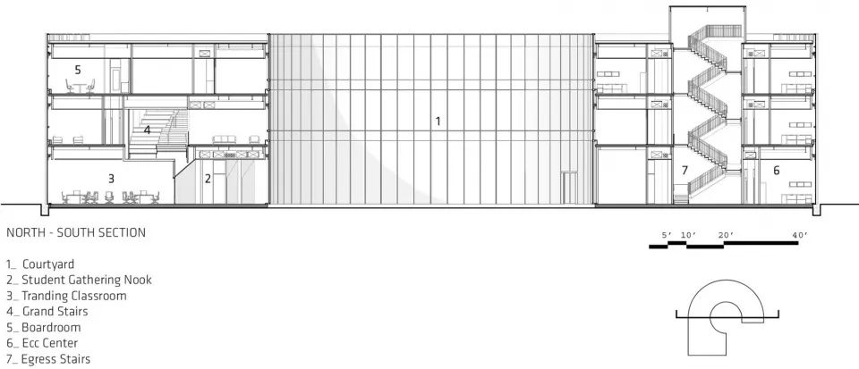 BIG 打造马萨诸塞大学伊森伯格管理学院商业创新中心 | 灵动空间促进合作与互动-70