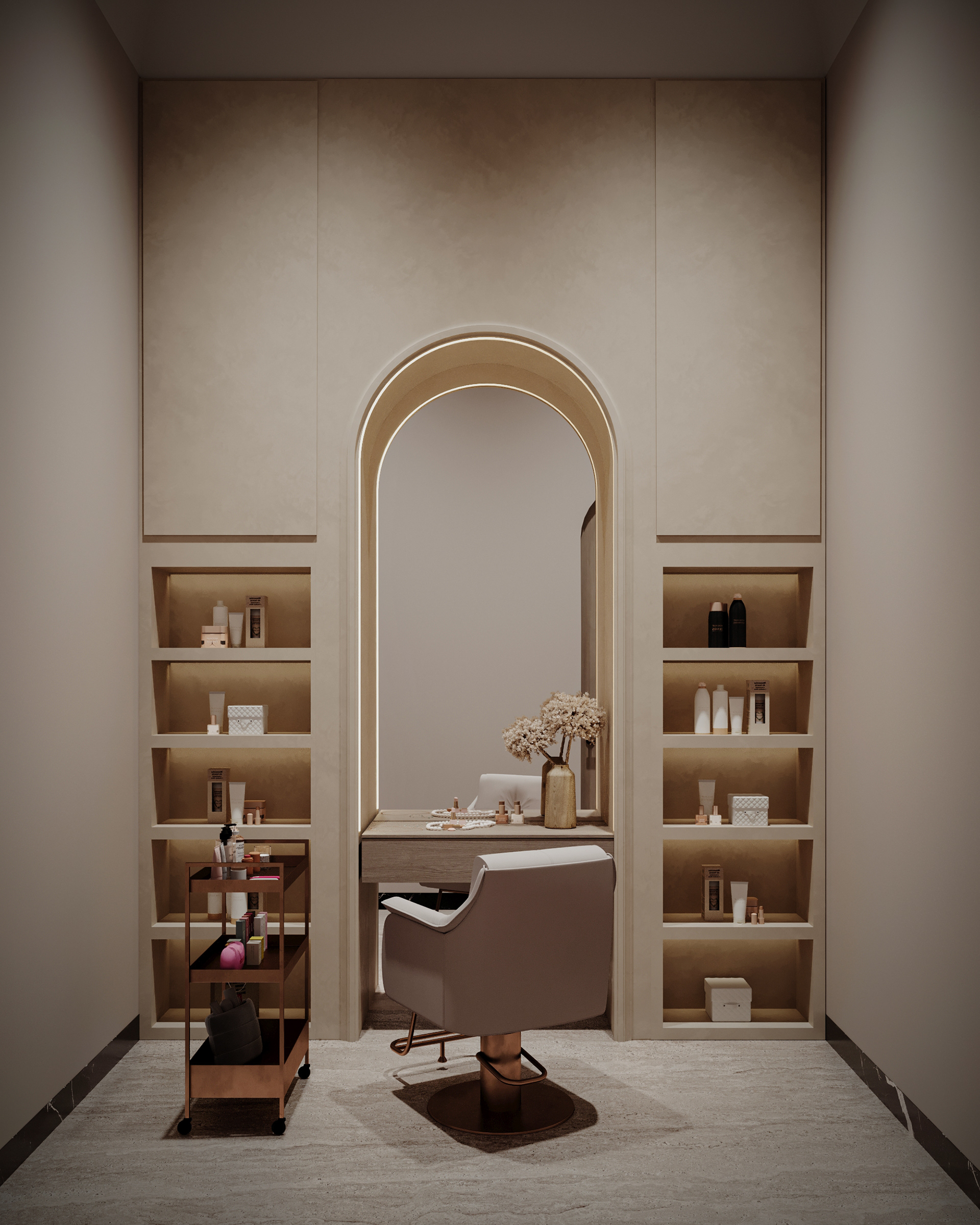 现代有机美容院丨沙特阿拉伯塔布克丨RAWABI DESIGN-24