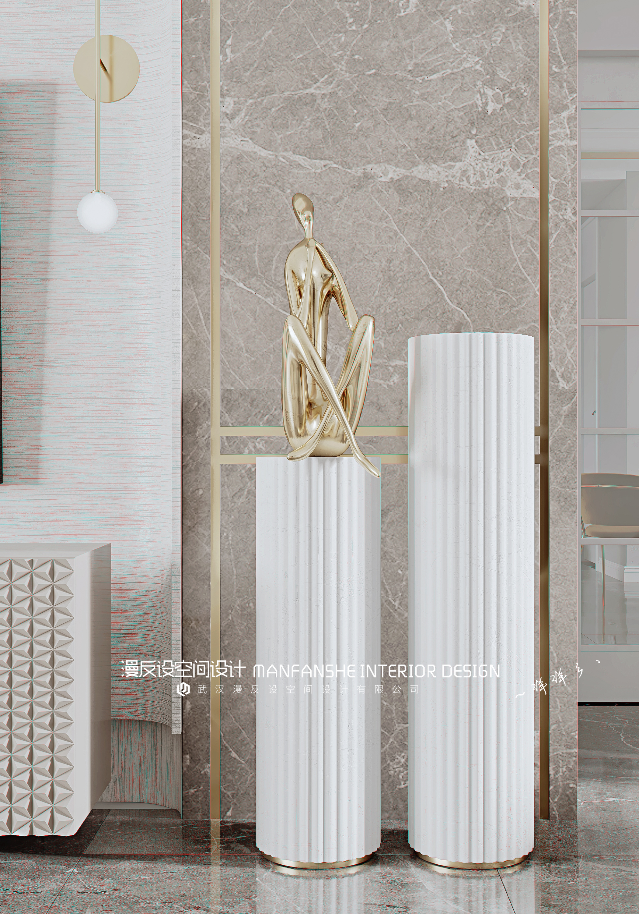 轻奢客餐厅设计，演绎优雅品味-5