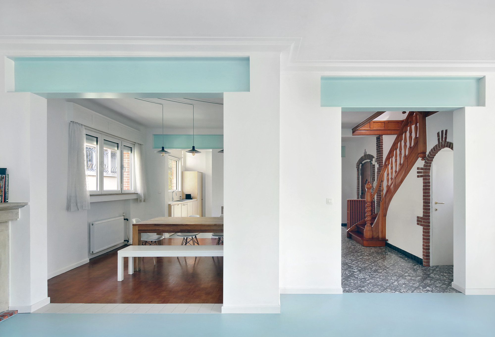 Meandering Furniture Villa Renovation / Atelier Tom Vanhee-14