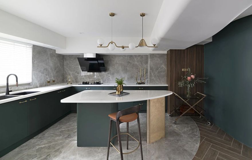 弧线美大平层设计-23