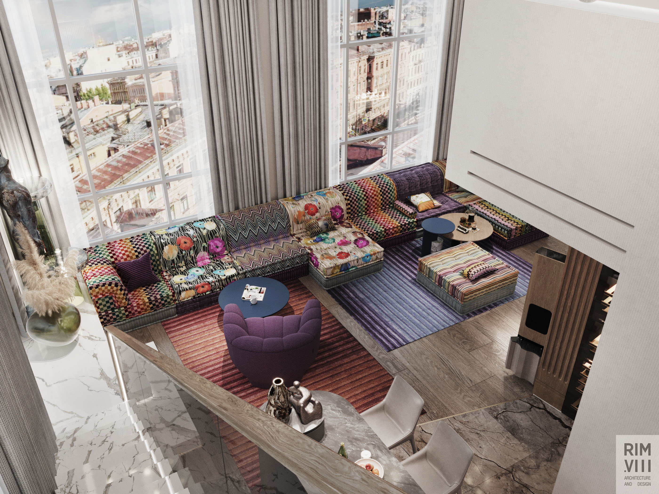 “新奢华”两层公寓设计丨RIM.VIII 建筑工作室-0