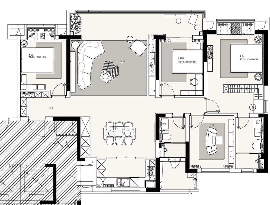 宁波江東兴樾 168 户型样板间丨中国宁波丨北京山禾金缘艺术设计股份有限公司-76
