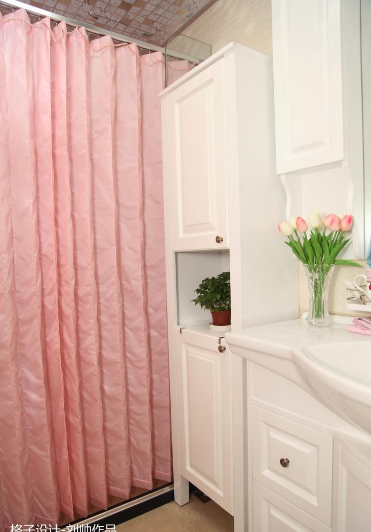 刘帅打造简欧三居室,弧形马赛克拼花、假壁炉增添欧式风情-31