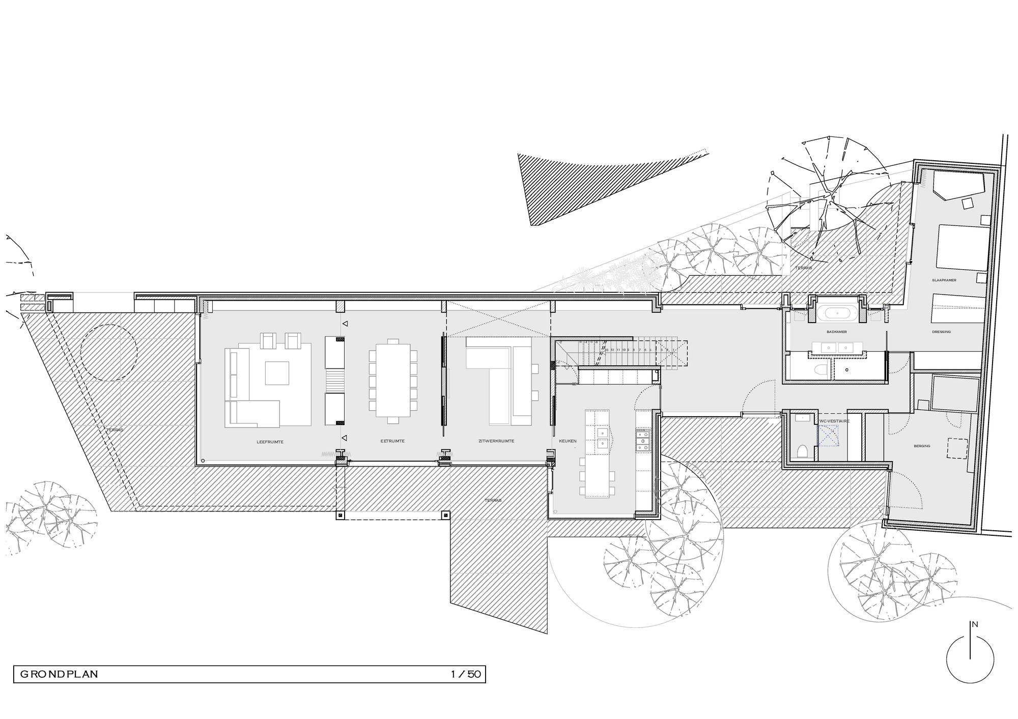 比利时 AVEK 别墅丨DEVOLDERarchitecten-46