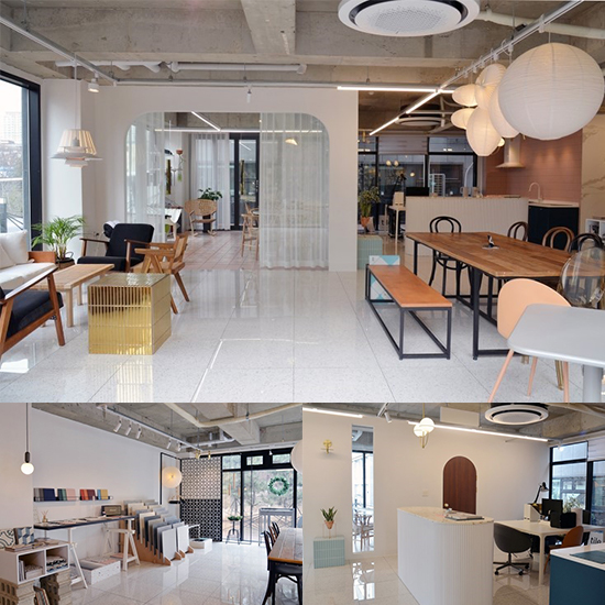 极简设计打造办公空间与展示厅-1