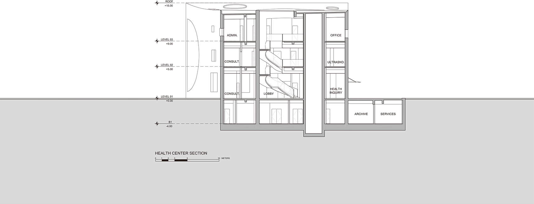 上海中粮南桥半岛文体中心与医疗服务站丨中国上海丨Steven Holl Architects-61