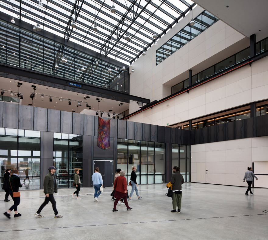 Snøhetta makes every surface a canvas in £100-million art school-12