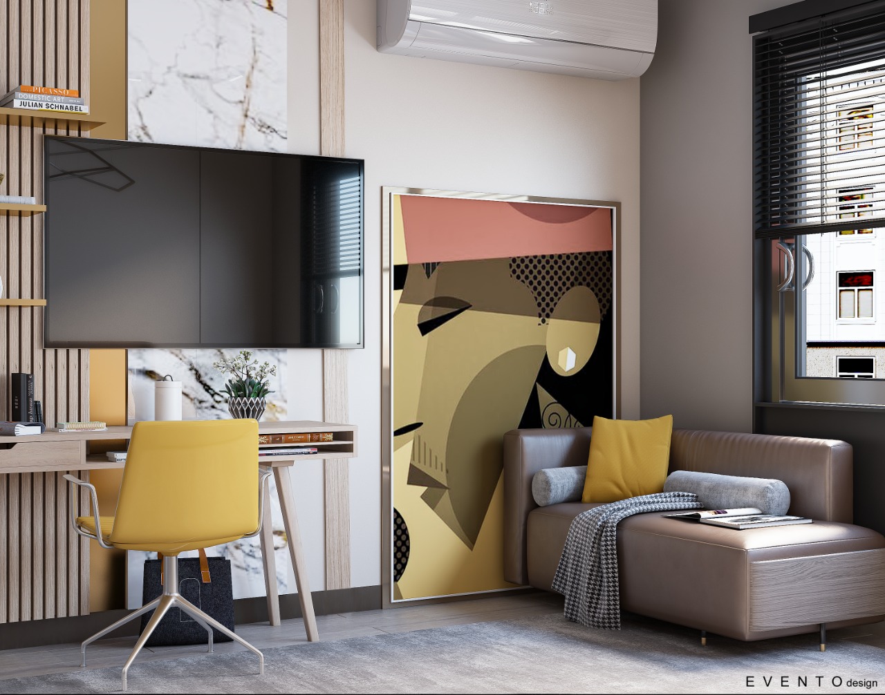 modern single bedroom-6