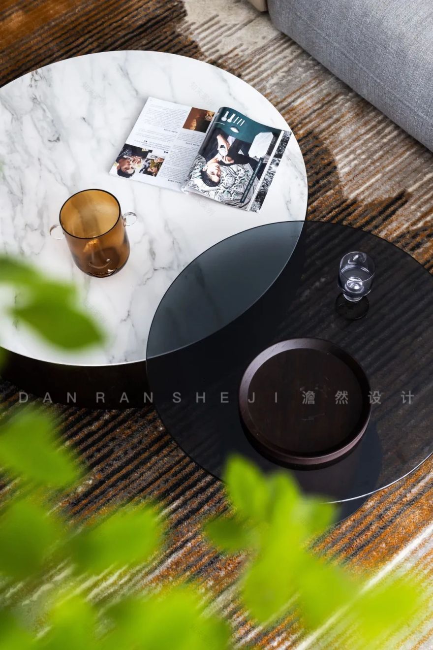 重庆舜山府现代雅奢住宅丨中国重庆丨澹然设计,橙色软装-32