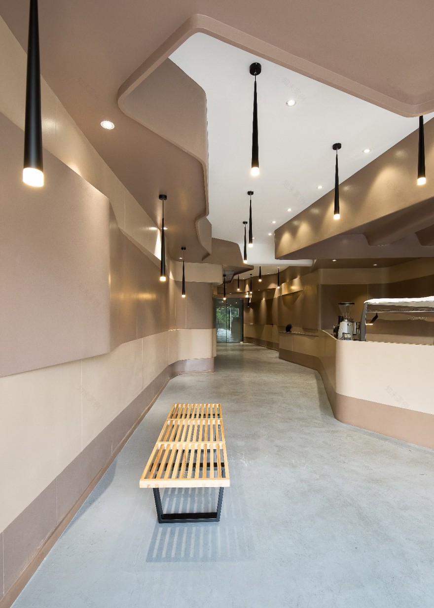 180㎡别止咖啡馆设计-3