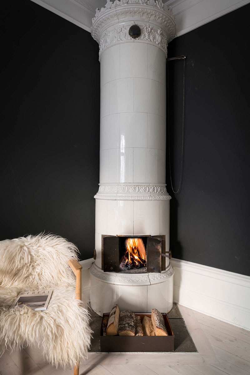 斯德哥尔摩 61 平米深蓝公寓 | 优雅的北欧小窝-13