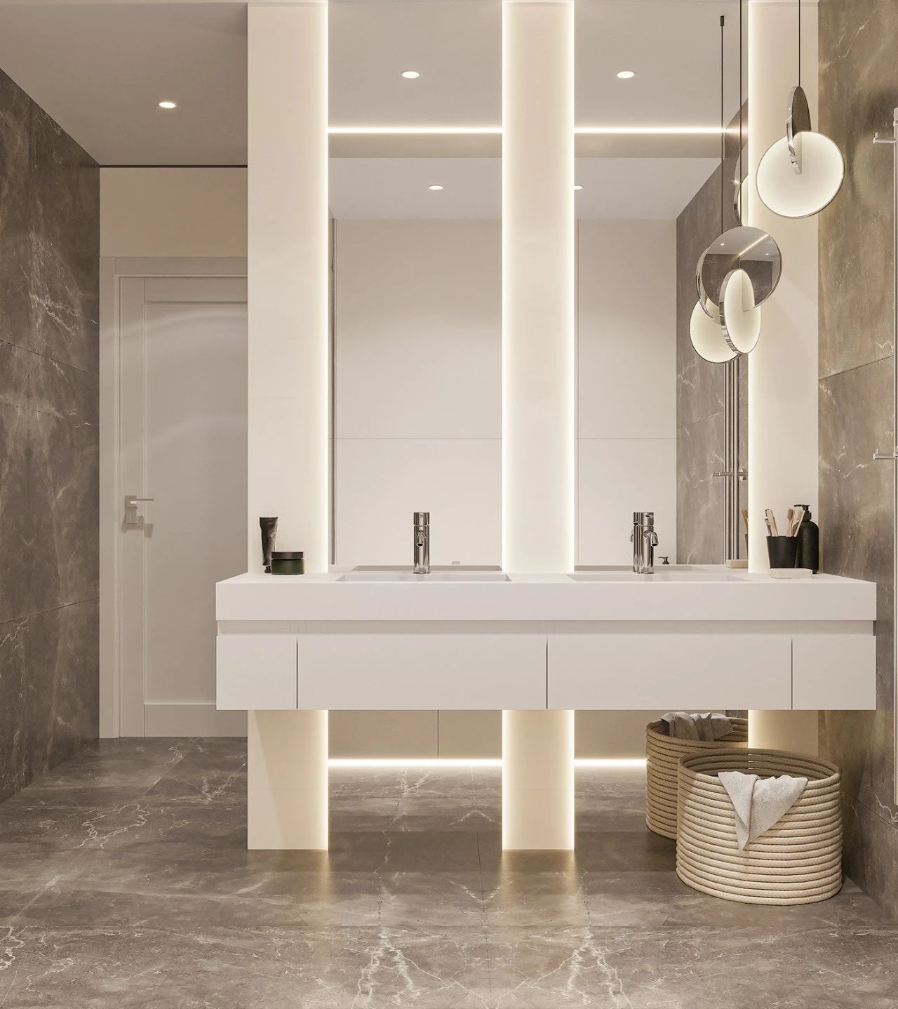 现代简洁的轻奢公寓-39