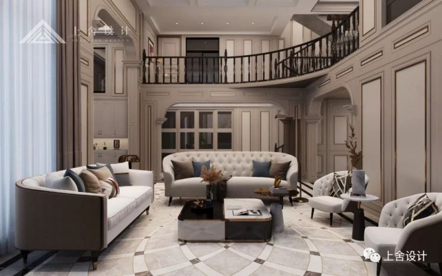 翡翠园简约美式家居,灰调缔造优雅舒适空间-34