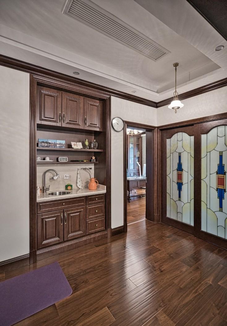 美式家居典范 | 原木浪漫,三客厅设计-34