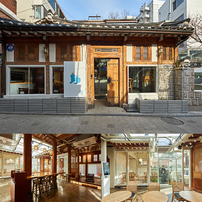 韩屋风格 18 坪咖啡厅室内设计案例解析-1