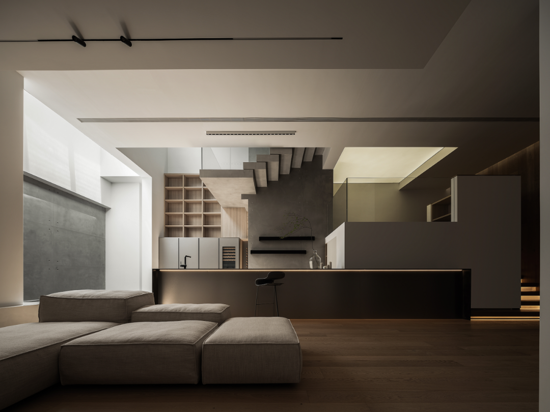 西派·方宅挑空别墅丨中国西安丨ANGSTUDIO-8