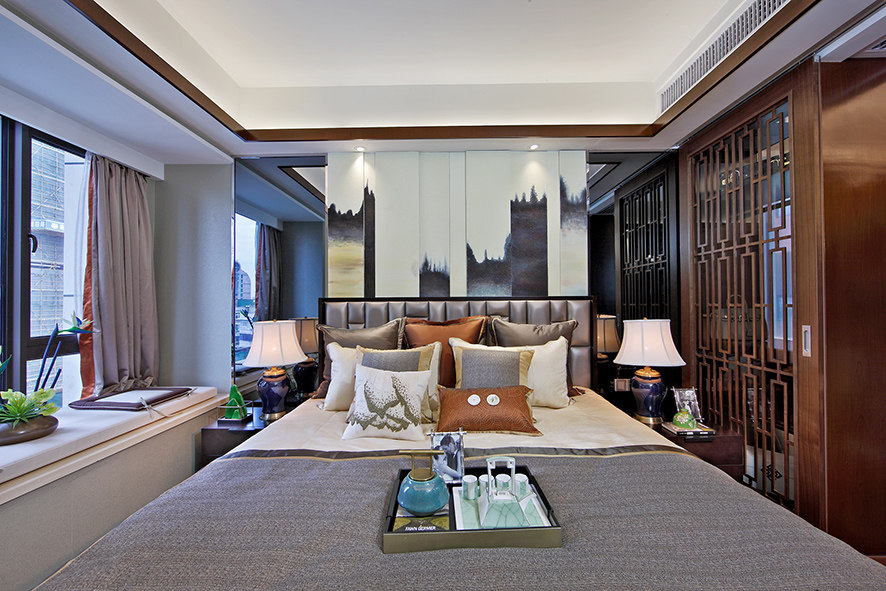 武汉金融汇新中式雅韵空间 | 自由穿梭的舒逸悦然-45