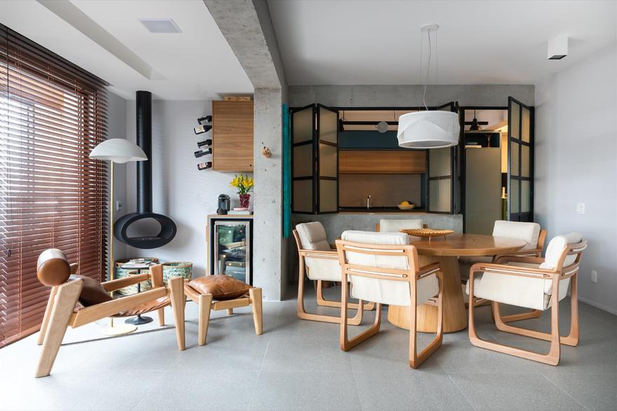 巴西 SP 公寓,现代生活与设计的完美融合-6
