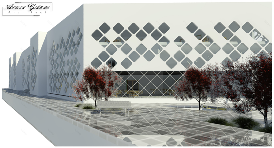 Mall and Motel 项目丨开罗大学工程学院建筑系-17