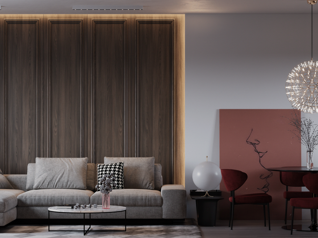 现代轻奢公寓设计丨阿塞拜疆丨Kamran Kerimov-60