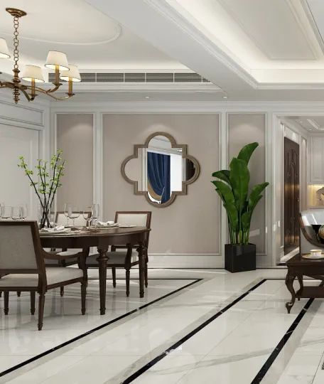 中海九号公馆 190㎡美式新作,古典情怀与自由生活完美融合-30