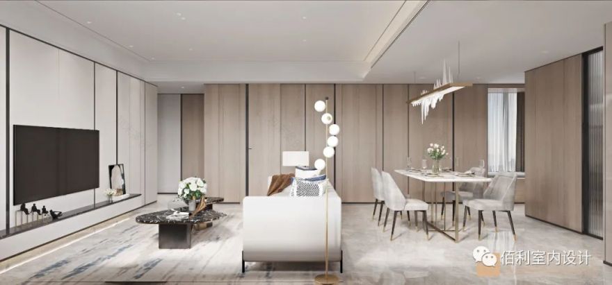 天鹅湖 122㎡现代轻奢雅宅丨佰利设计-35